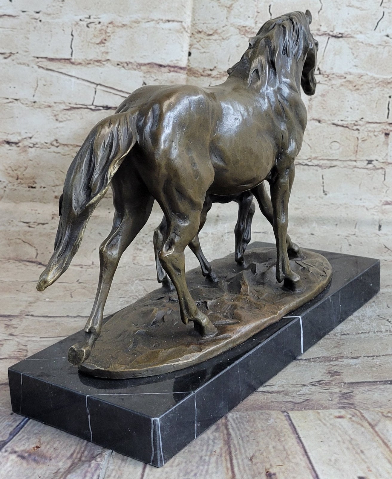 Bronze Statue ~ NEXT GENERATION ~ Horses Mare Colt Western Moments Cast Figurine