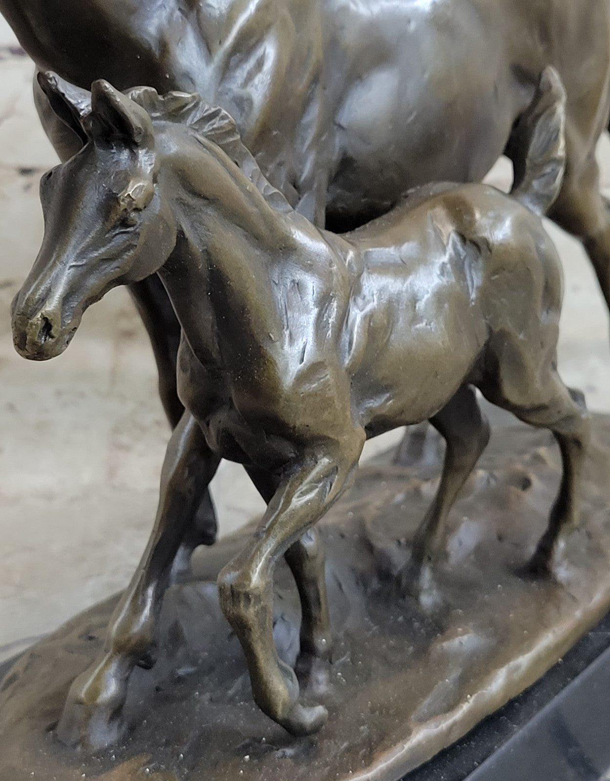 Bronze Statue ~ NEXT GENERATION ~ Horses Mare Colt Western Moments Cast Figurine