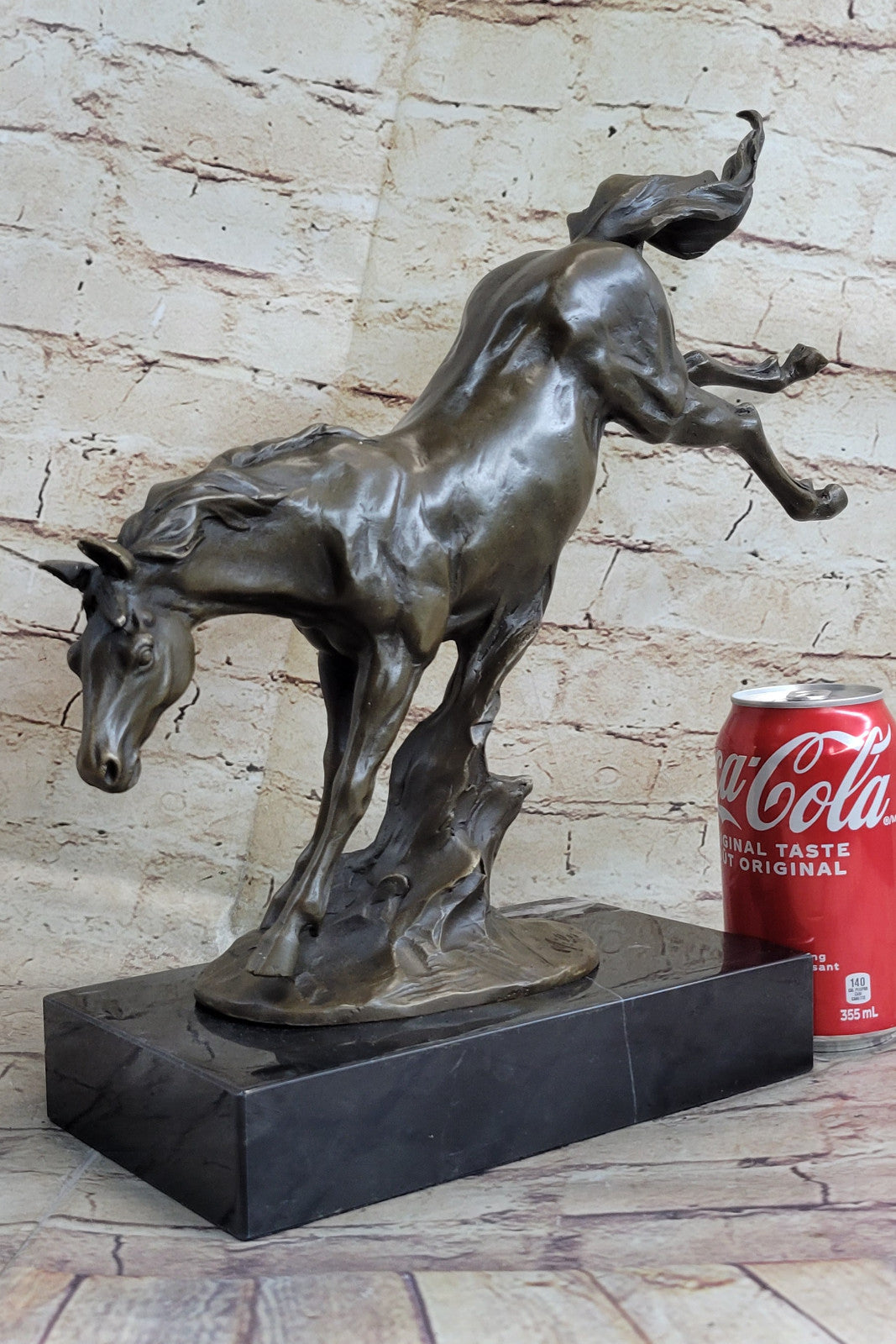 Running Horse Statue Animal Figurine Sculpture Decor Bronze Hand Made Decoration