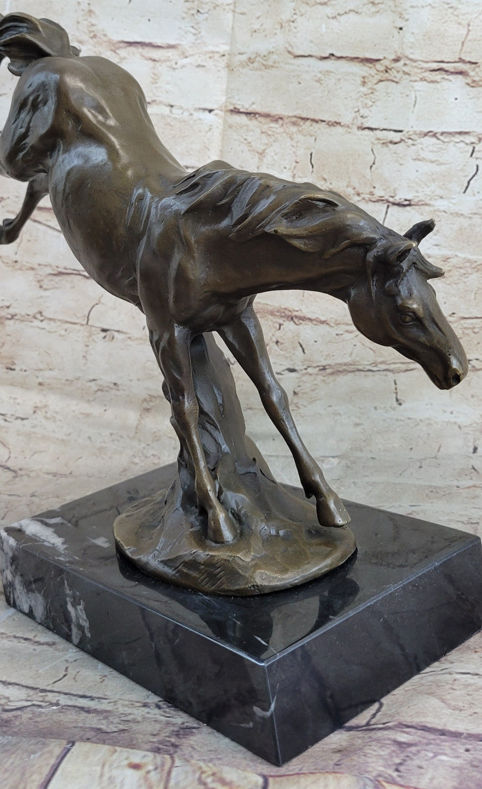 Running Horse Statue Animal Figurine Sculpture Decor Bronze Hand Made Decoration