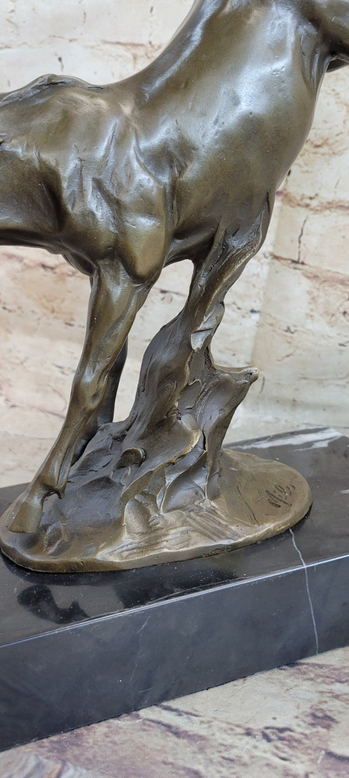 Running Horse Statue Animal Figurine Sculpture Decor Bronze Hand Made Decoration