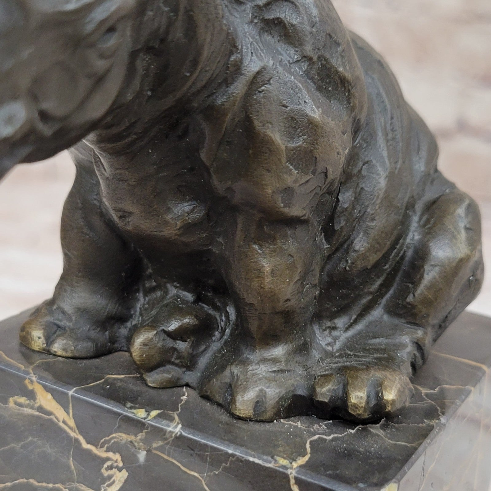 Rhino Rhinoceros Bull Bronze Sculpture Art Deco Style Signed Original Milo Sale