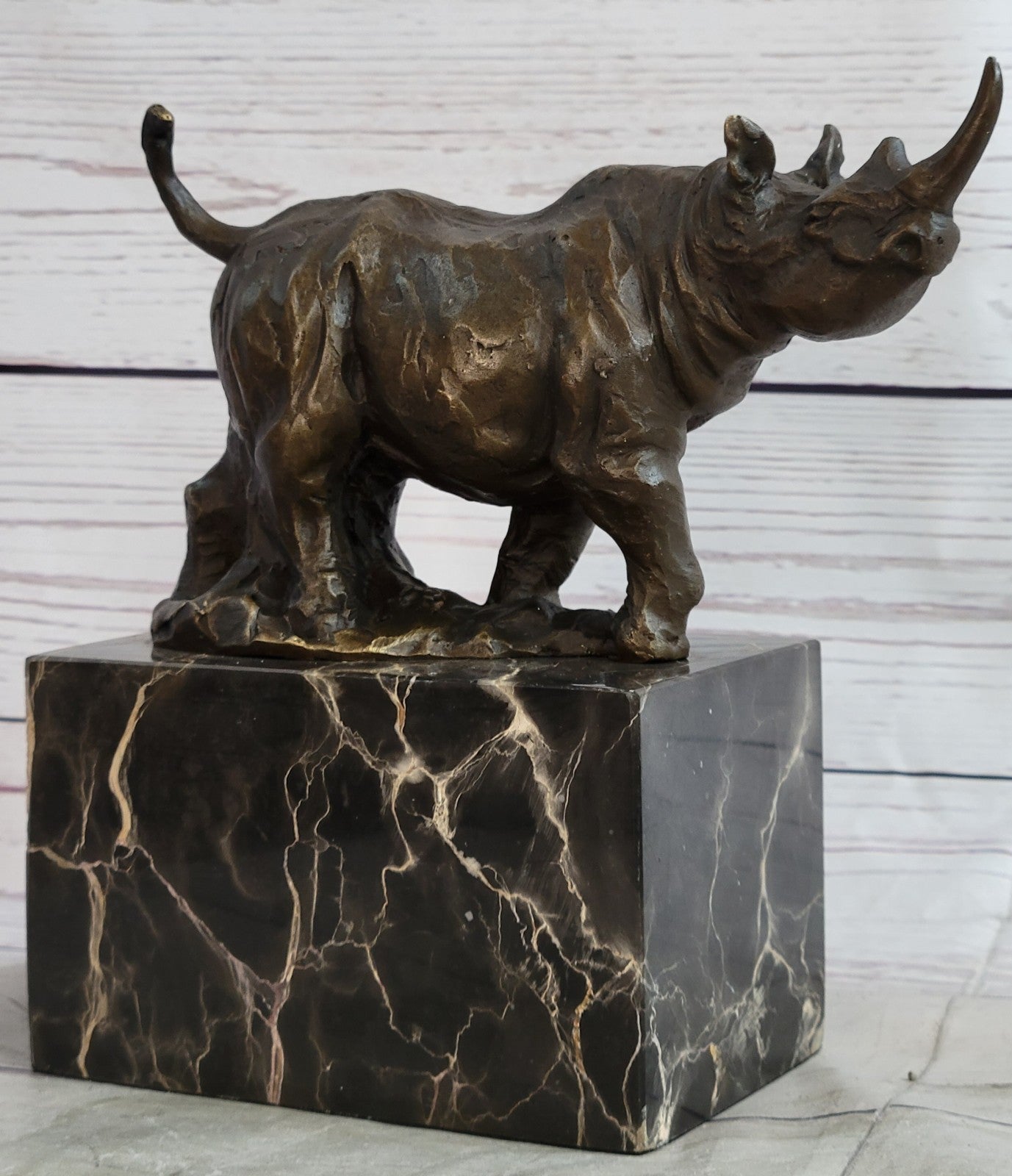 Bronze Sculpture Vienna Statue by Renown artist Miguel Lopez Hand Made Decor