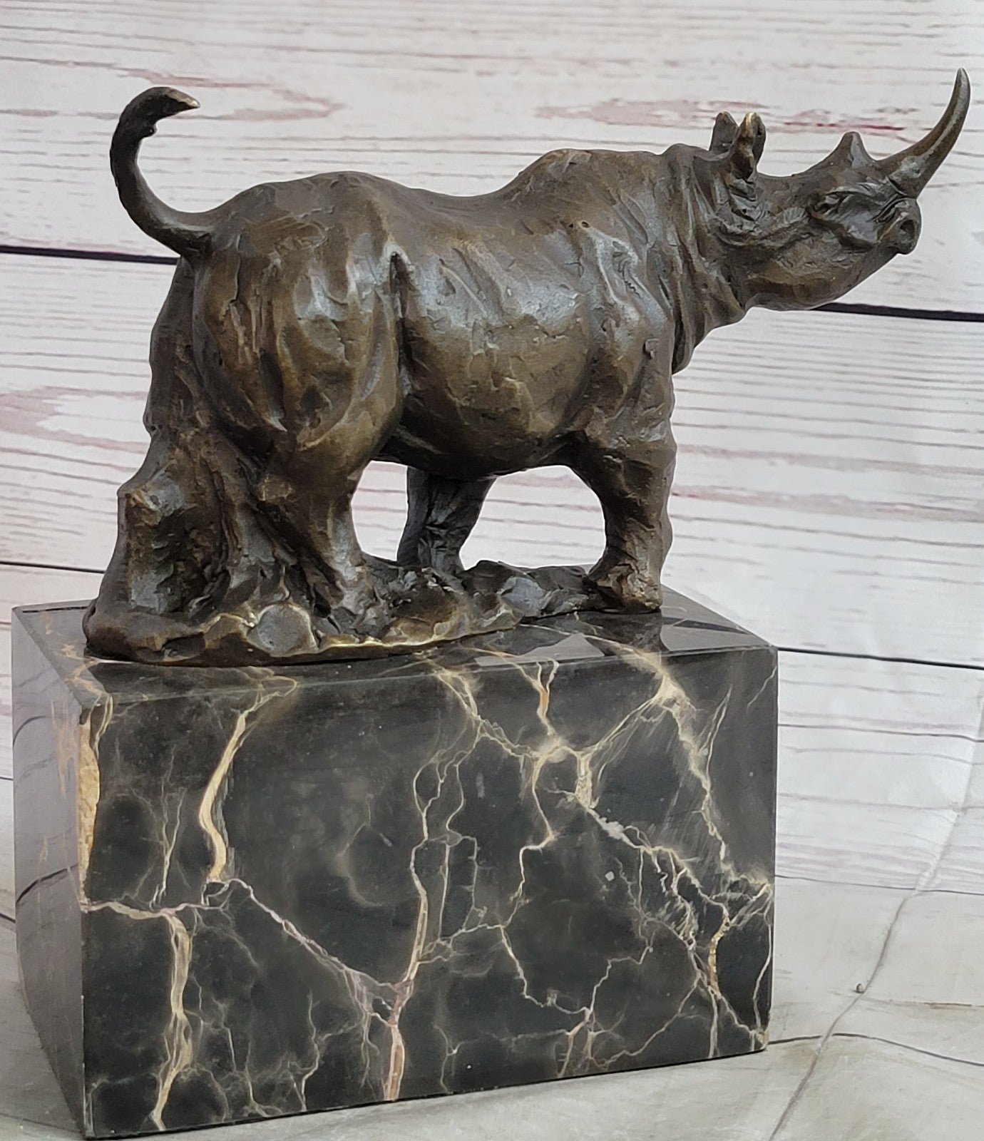Bronze Sculpture Vienna Statue by Renown artist Miguel Lopez Hand Made Decor