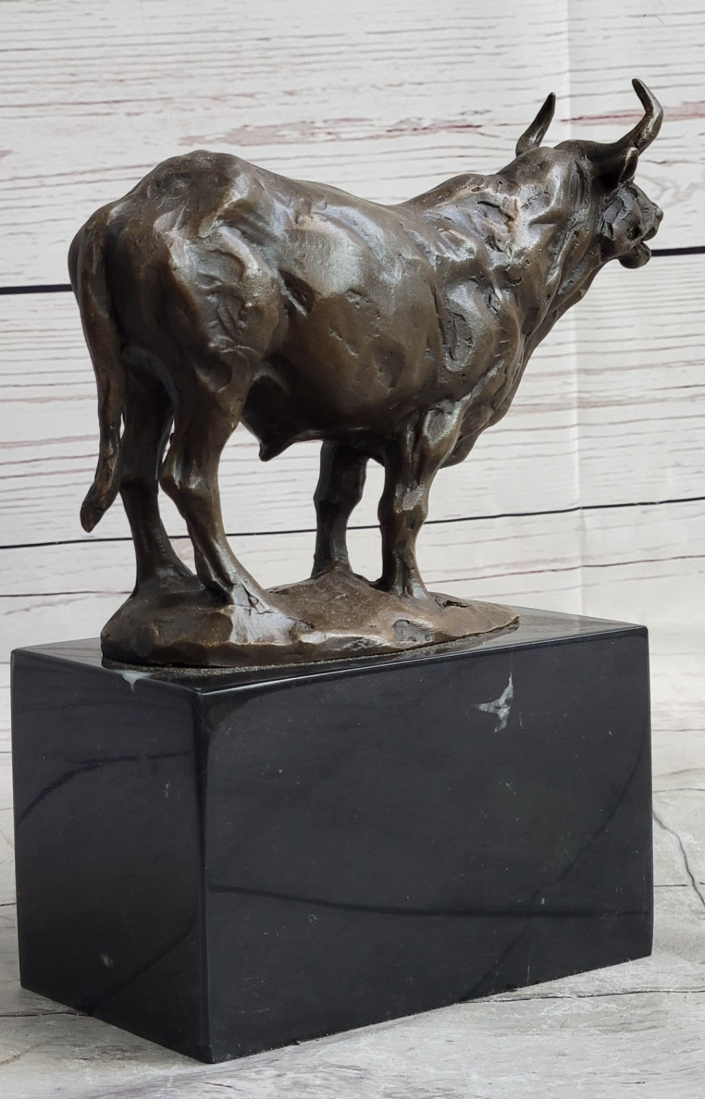 Handcrafted bronze sculpture SALE Deco Buffalo Water Dwarf Anoa Mountain Real