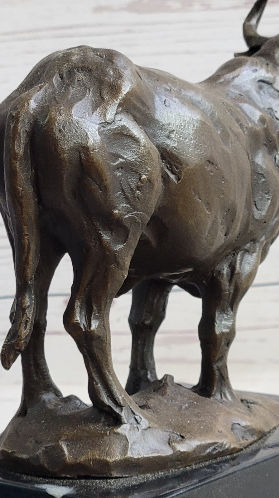 Handcrafted bronze sculpture SALE Deco Buffalo Water Dwarf Anoa Mountain Real