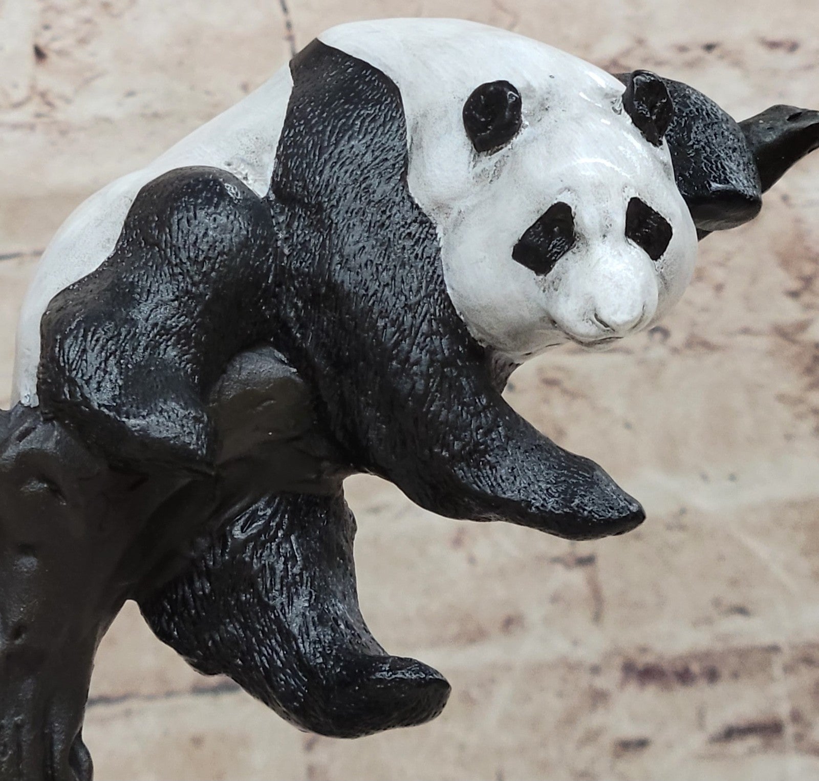 Bronze Sculpture Statue Art Deco Hot Cast Handcrafted European Made Panda by Mar