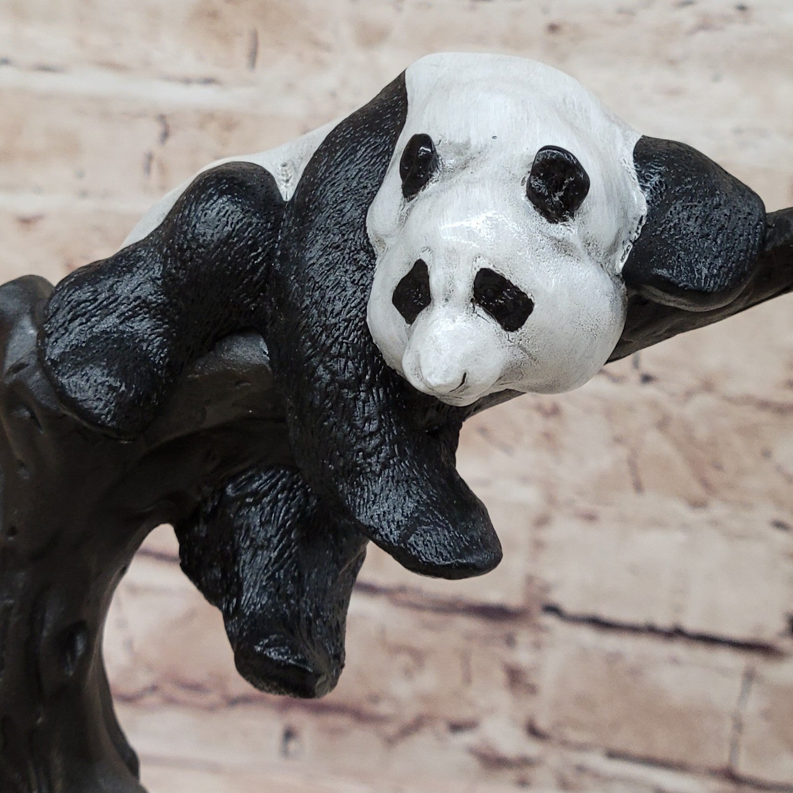 Bronze Sculpture Statue Art Deco Hot Cast Handcrafted European Made Panda by Mar