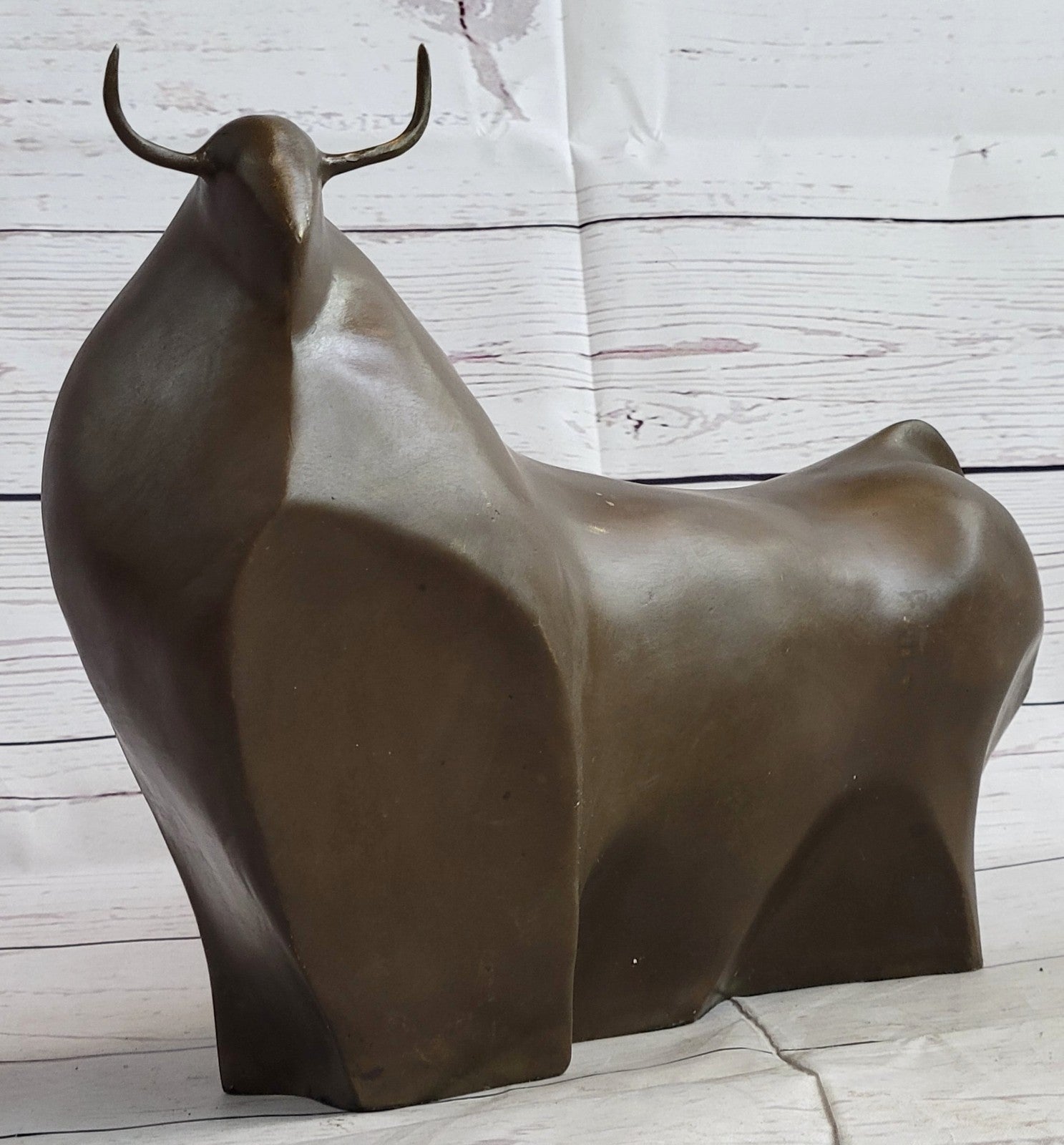 Handcrafted Hot Cast Botero Bull Bronze Masterpiece Museum Quality Work