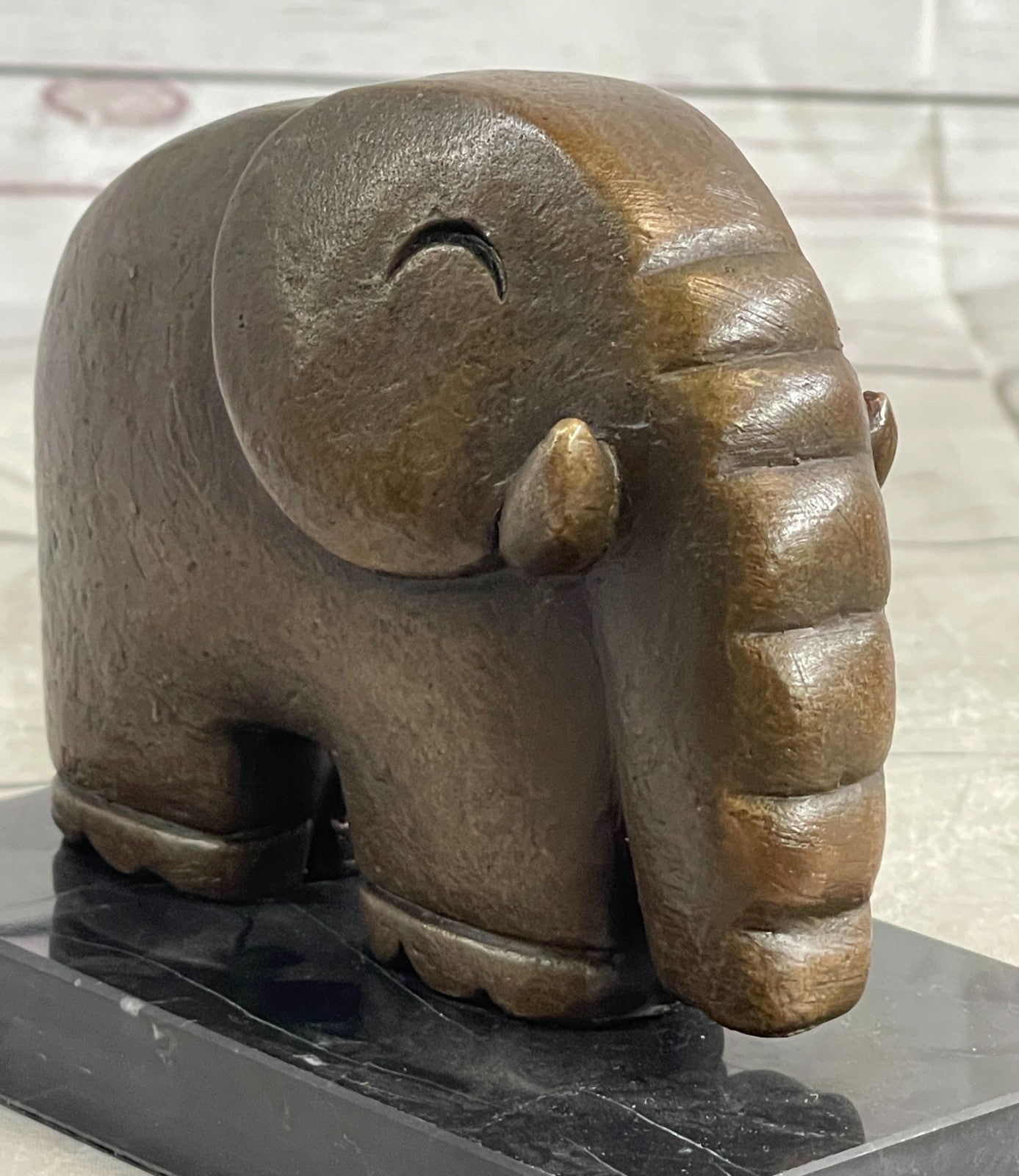 Hot Cast Salvador Dali Abstract Modern Art Elephant Bronze Sculpture Figurine NR