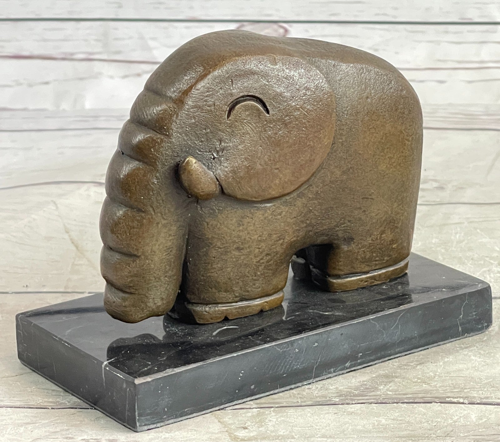 Hot Cast Salvador Dali Abstract Modern Art Elephant Bronze Sculpture Figurine NR