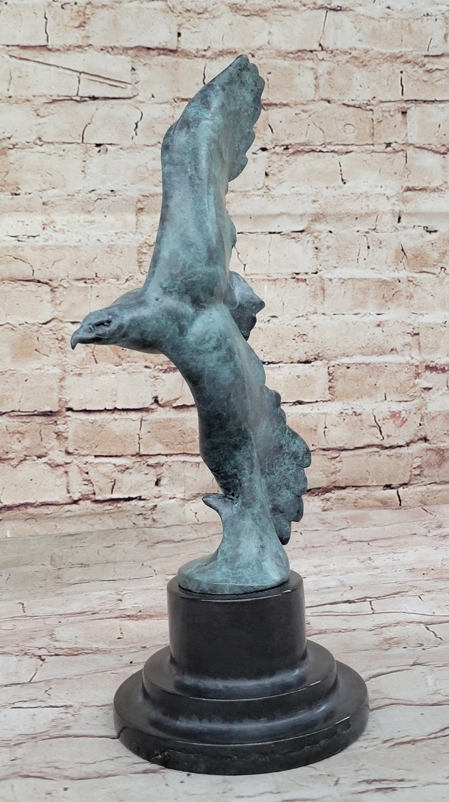 Milo`s Signature Eagle Bronze - Hot Cast Statue with Detailed Craftsmanship