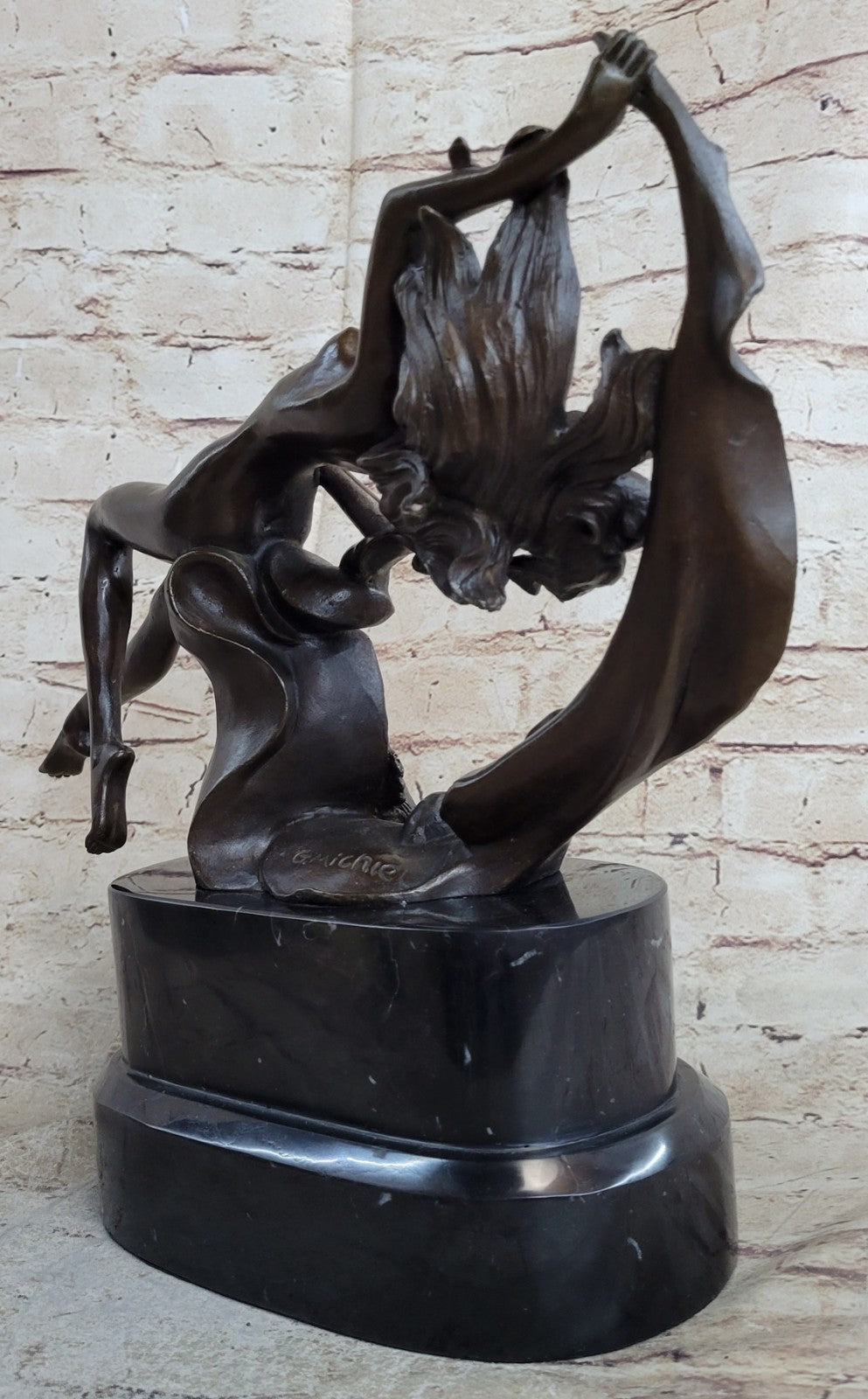Classical Bronze Sculpture of a Sea Nymph Sleeping Lost Wax Nude Statue