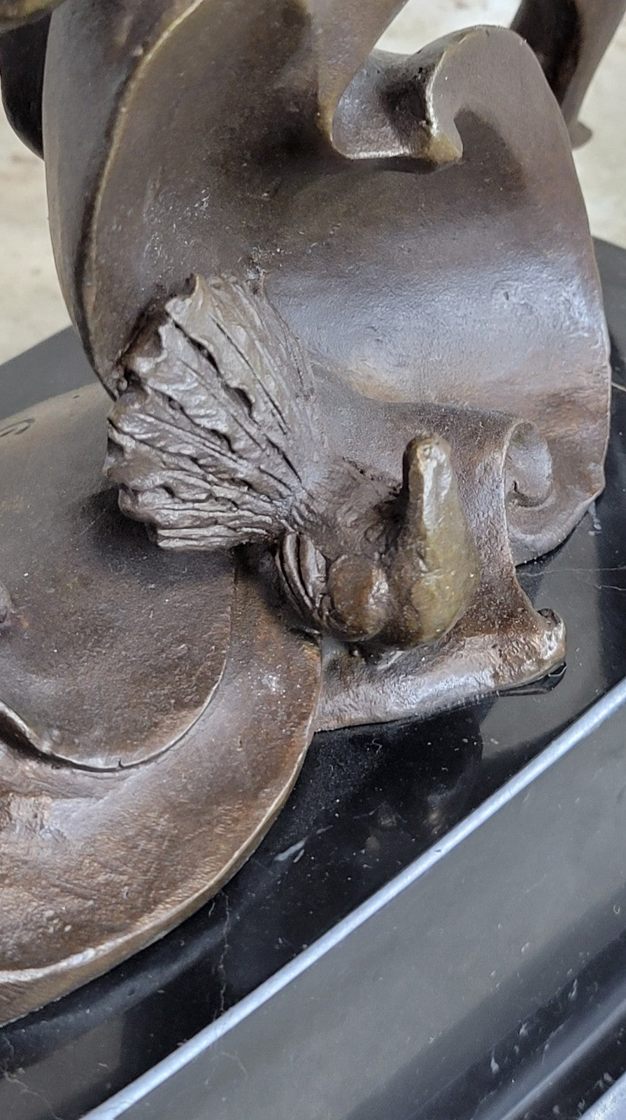 Classical Bronze Sculpture of a Sea Nymph Sleeping Lost Wax Nude Statue