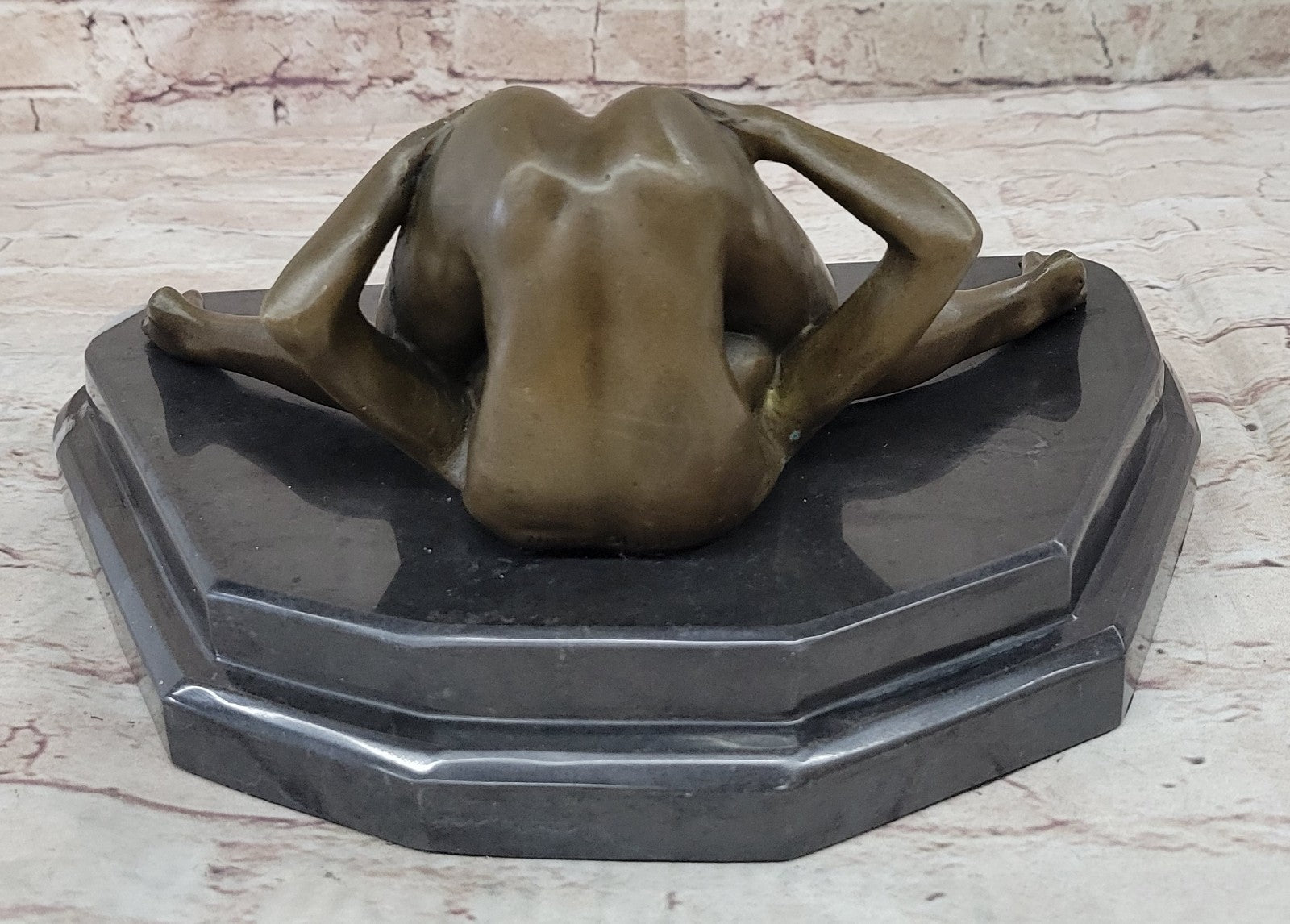 Nino Oliviono Original Bronze Nude Sculpture Ecstasy Signed Statue Artwork Large
