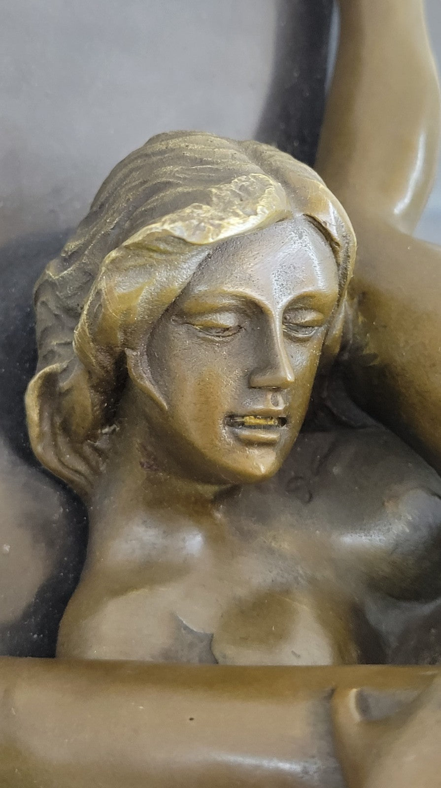 Nino Oliviono Original Bronze Nude Sculpture Ecstasy Signed Statue Artwork Large