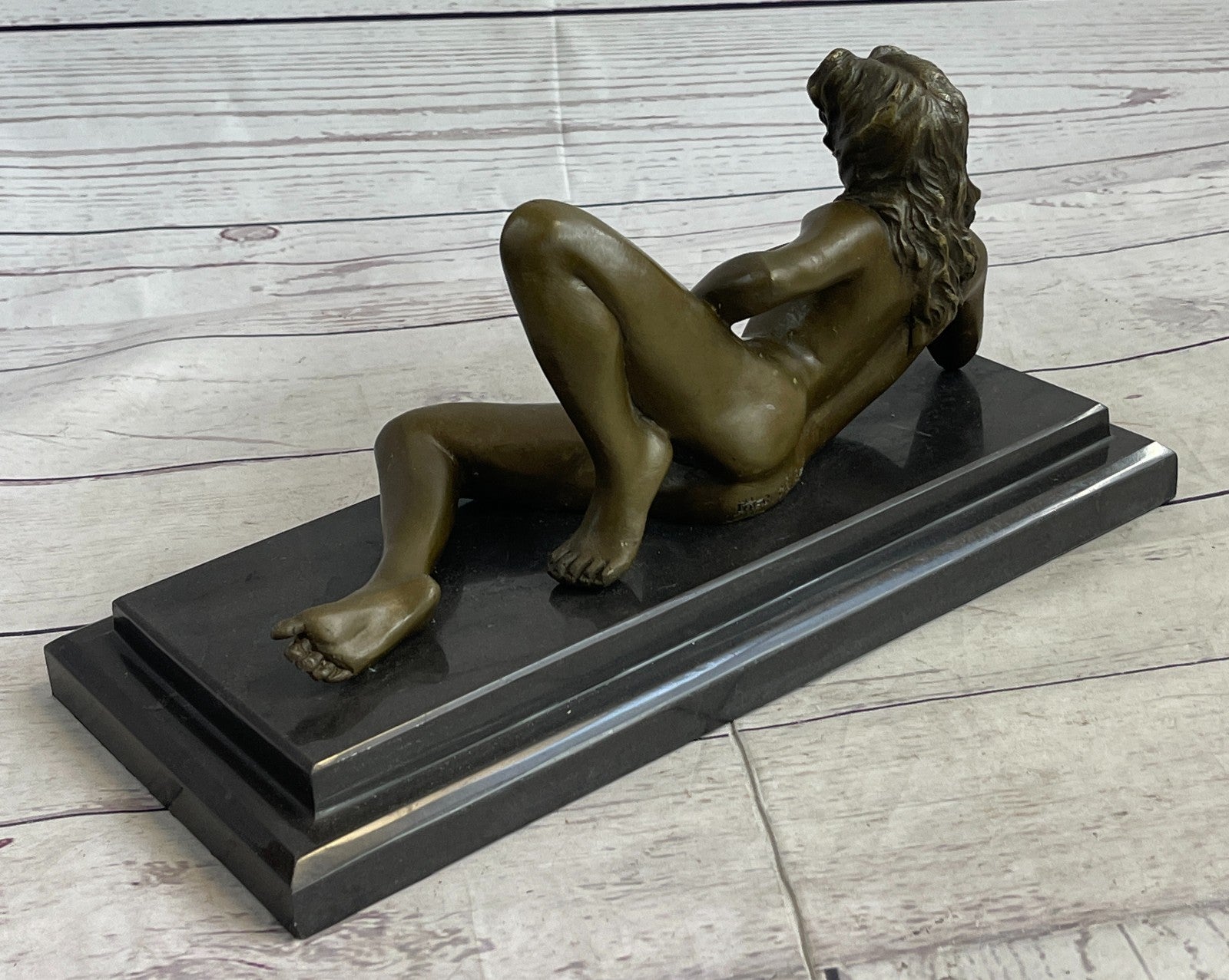 Adult Art Deco Bronze Erotic Nude Girl Bronze Sculpture Statue Lesbian Figure