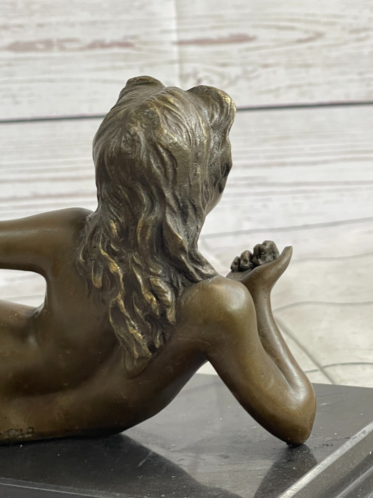 Adult Art Deco Bronze Erotic Nude Girl Bronze Sculpture Statue Lesbian Figure