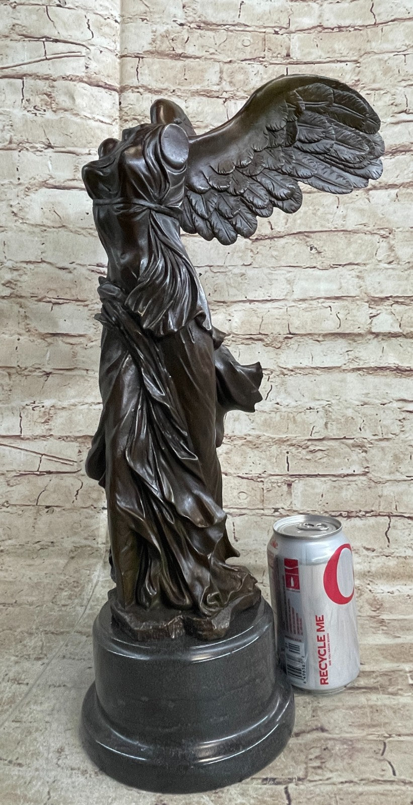 Extra Large Nike of Samothrace Victory Angel Bronze Sculpture Figurine Hot Cast