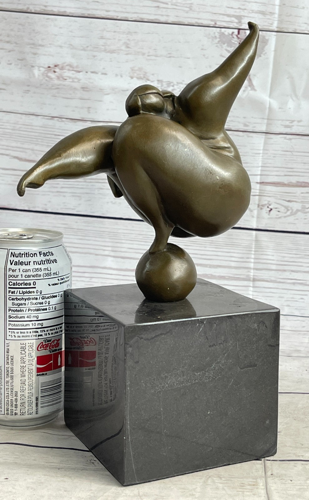 ABSTRACT SOLID BRONZE*DANCER*SCULPTURE FRENCH MILO MID CENTURY MODERNIST SALE