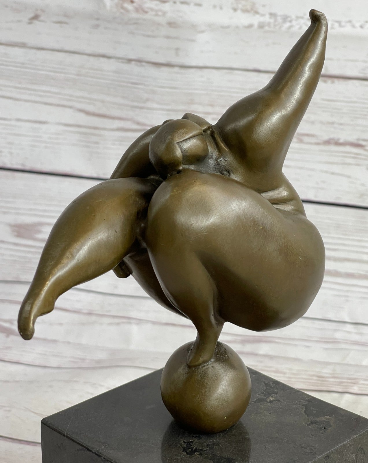 ABSTRACT SOLID BRONZE*DANCER*SCULPTURE FRENCH MILO MID CENTURY MODERNIST SALE