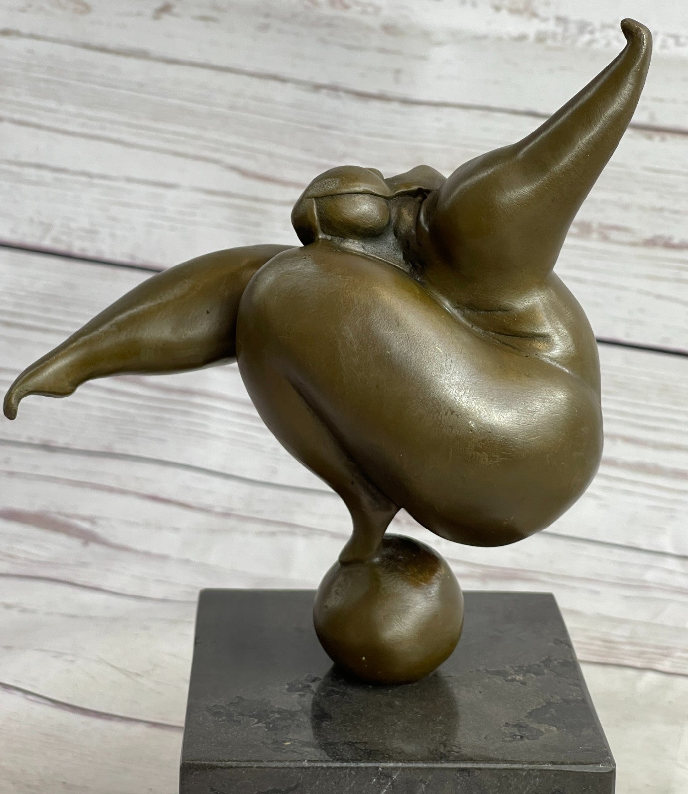 ABSTRACT SOLID BRONZE*DANCER*SCULPTURE FRENCH MILO MID CENTURY MODERNIST SALE