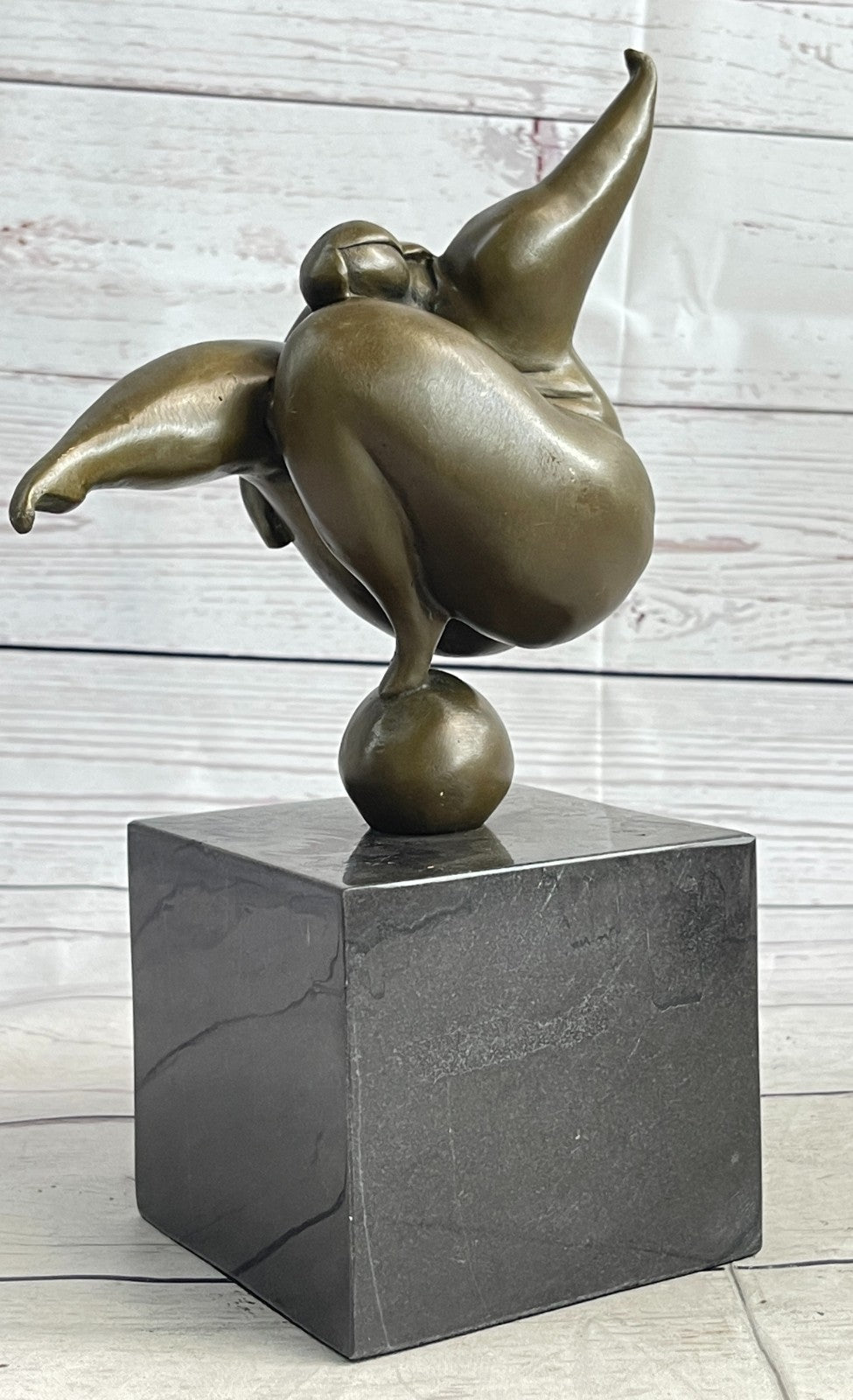 ABSTRACT SOLID BRONZE*DANCER*SCULPTURE FRENCH MILO MID CENTURY MODERNIST SALE