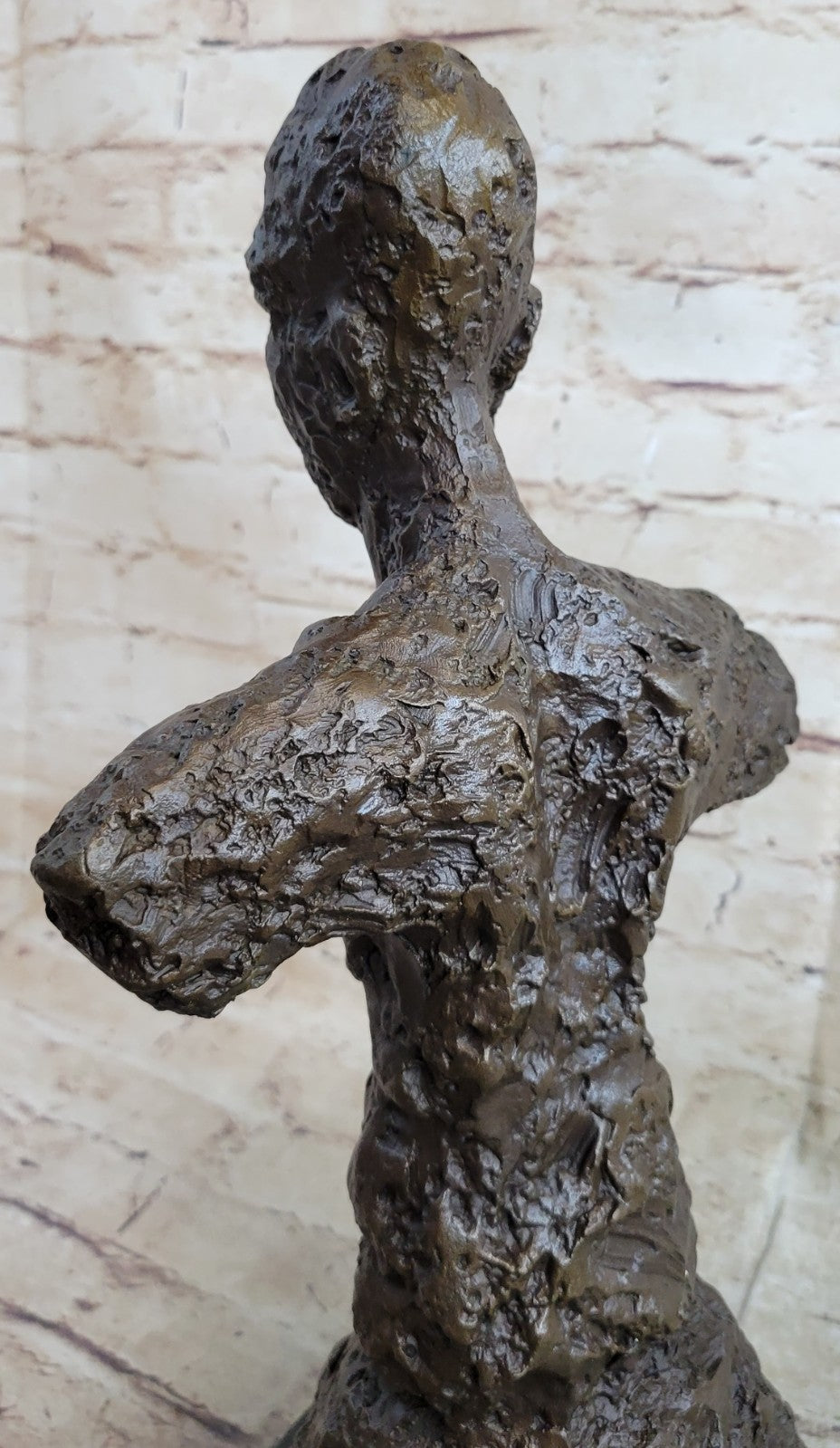 Commetti Bust of Diego Modern Art Abstract Mid century Masterpiece Bronze Art