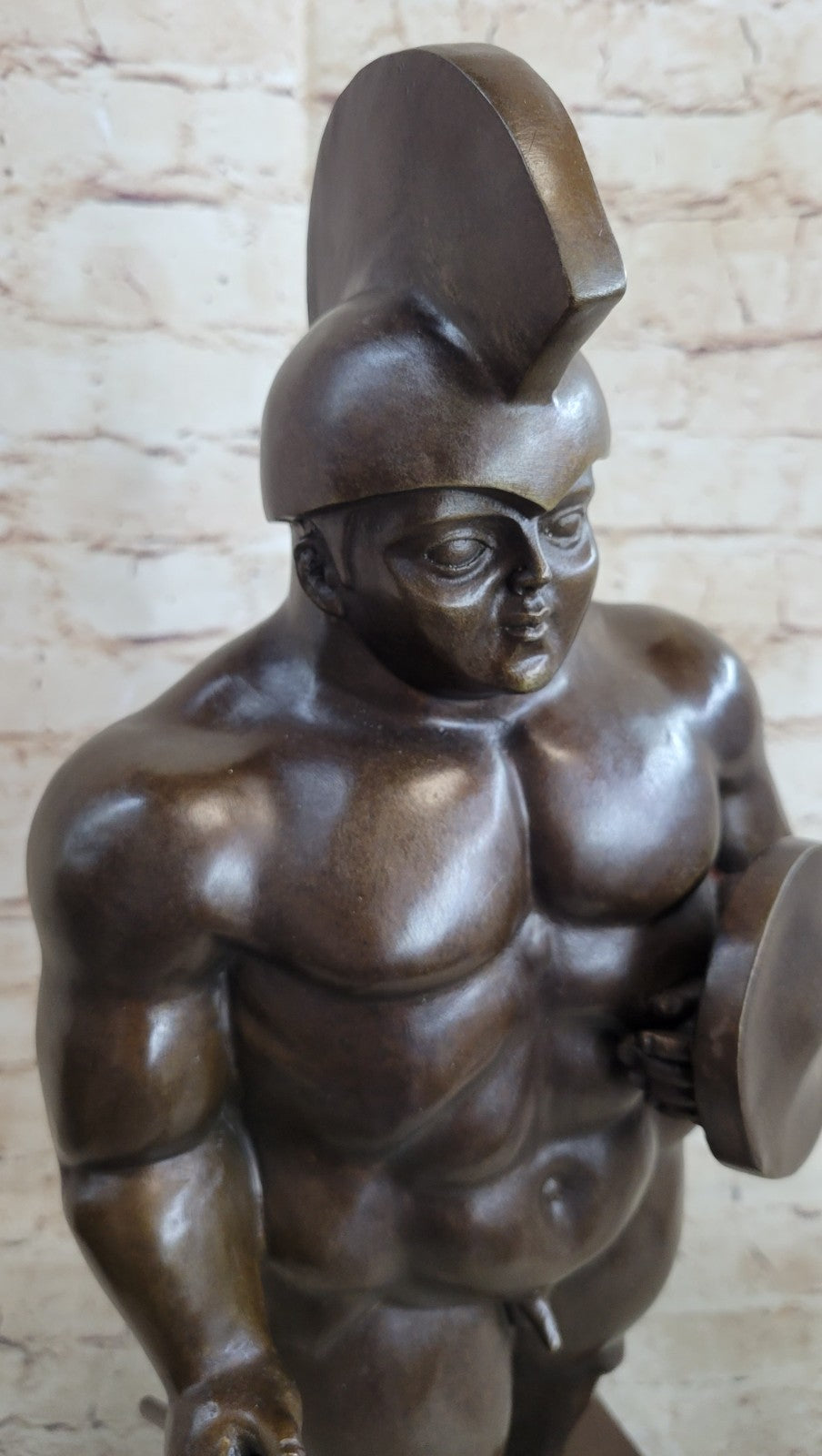 Collector Edition Abstract Modern Gift Roman/Greek Soldier Bronze Sculpture