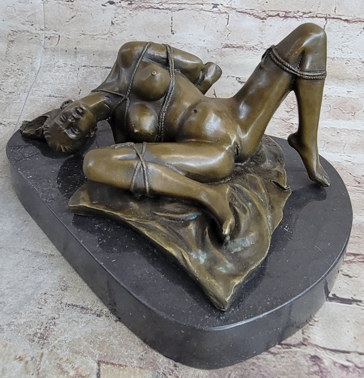 EROTIC CLASSIC ARTWORK NUDE GENUINE HOTCAST BRONZE STATUE GIRL FIGURE SEE ITEMS