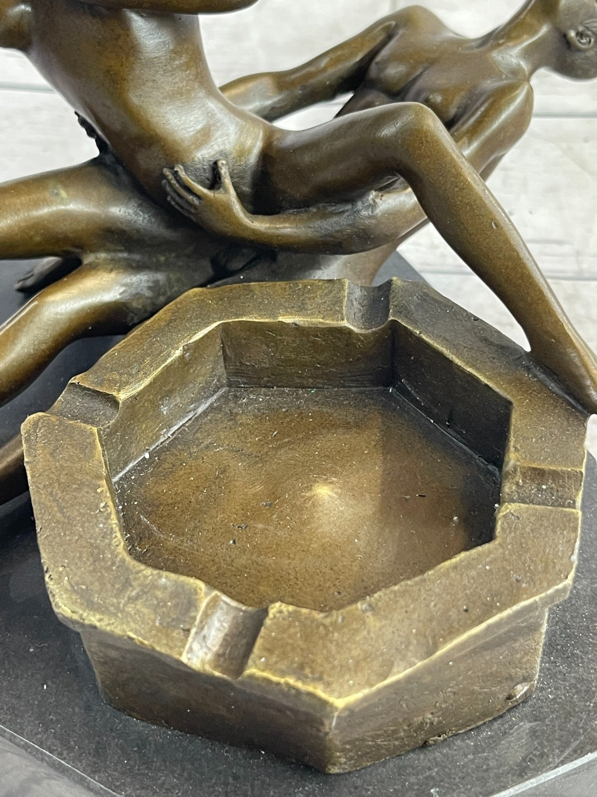 Male Female Nude Figurine Bronze Sculpture Exotic Hand Crafted Statue Sale