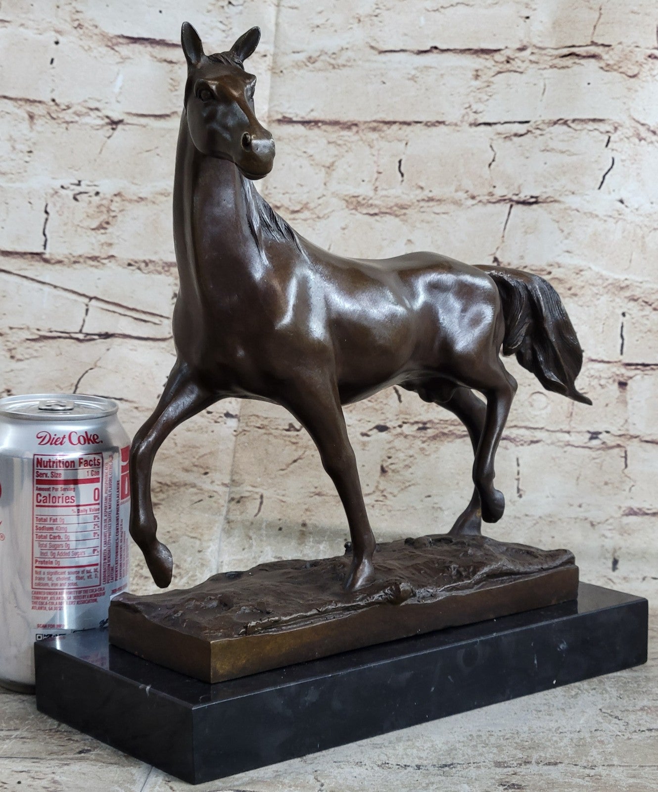 Genuine 100% Solid Bronze Horse Lovers Horse Sculpture Statue Equestrian Sale