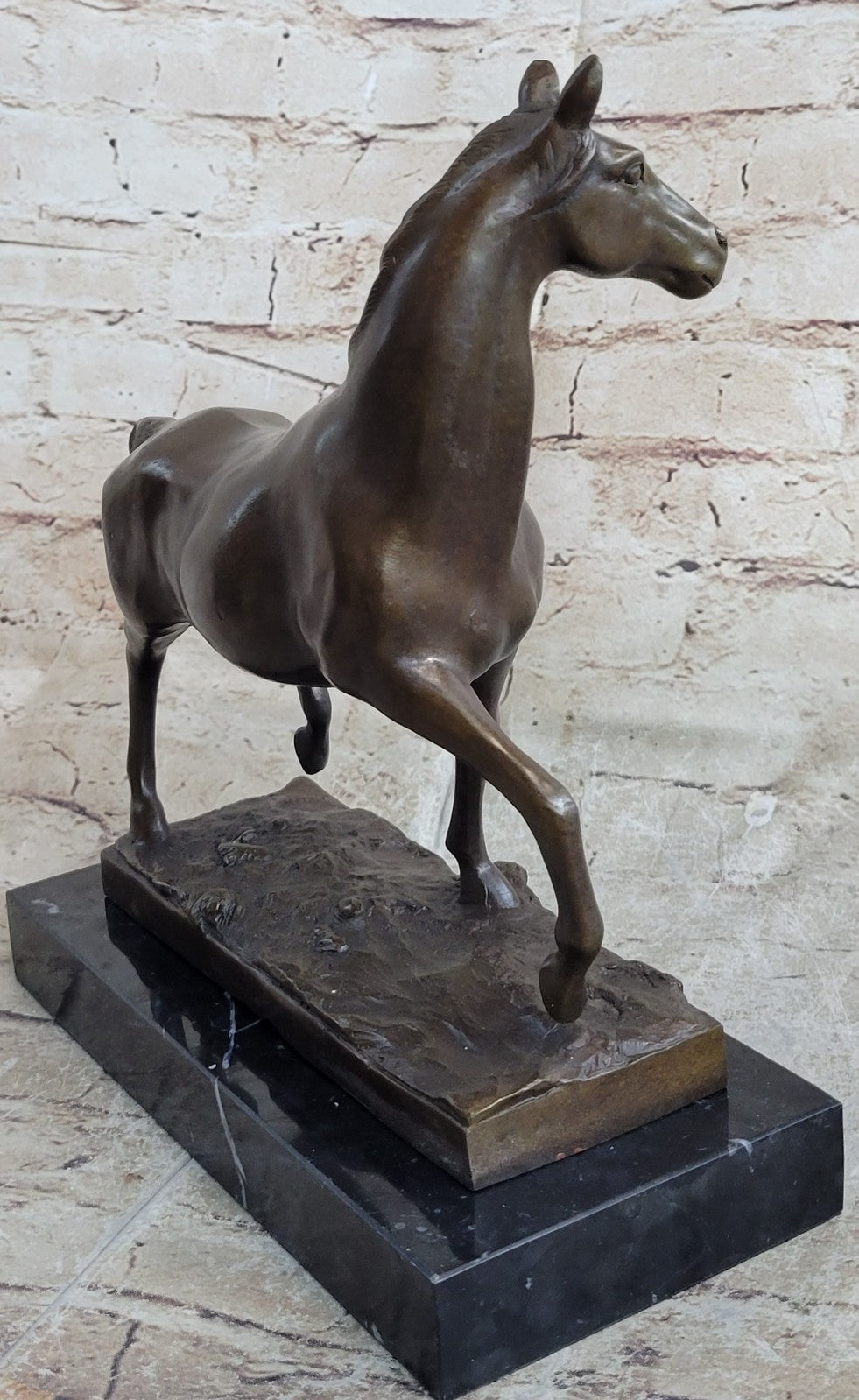 Genuine 100% Solid Bronze Horse Lovers Horse Sculpture Statue Equestrian Sale