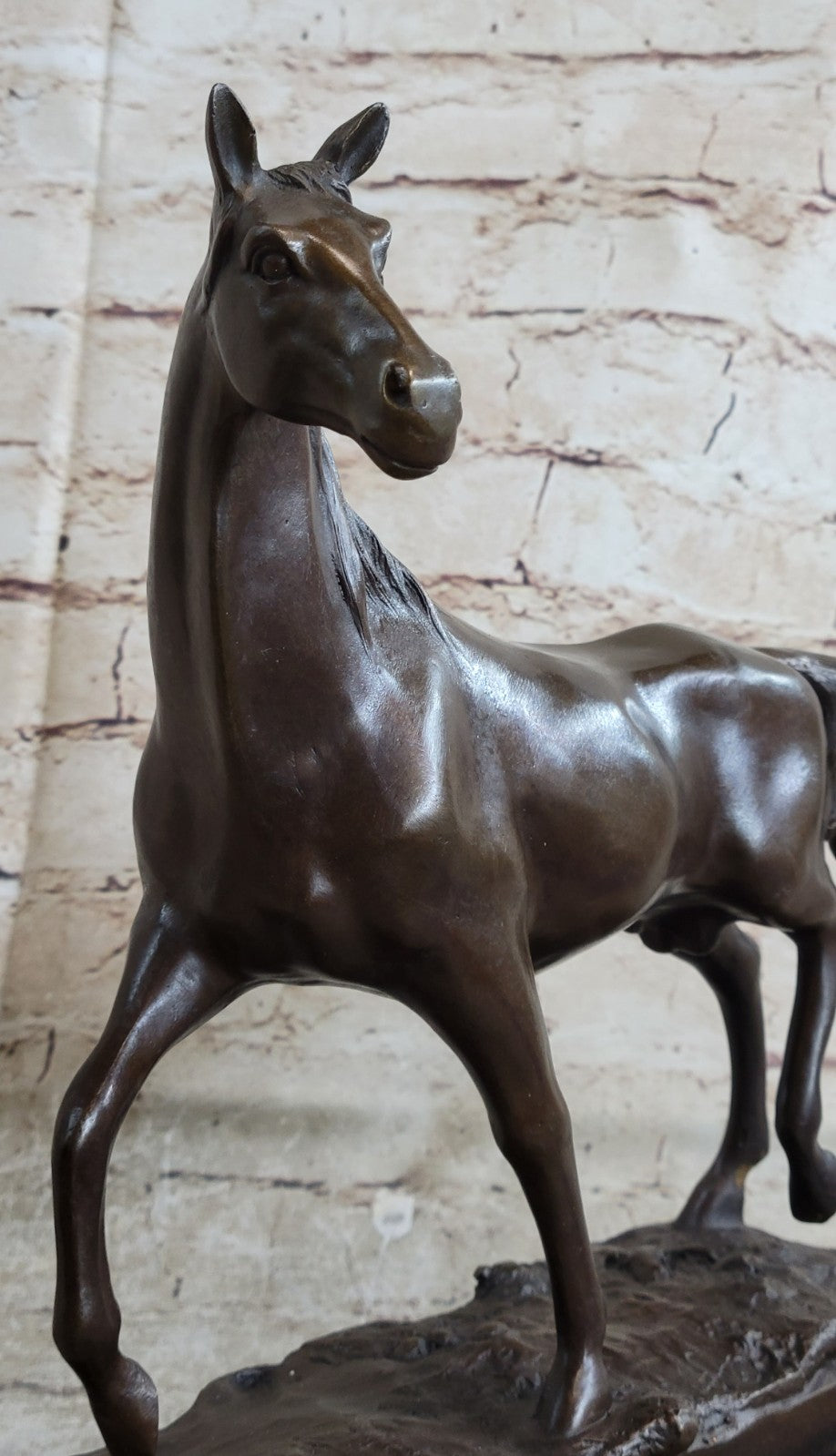 Genuine 100% Solid Bronze Horse Lovers Horse Sculpture Statue Equestrian Sale