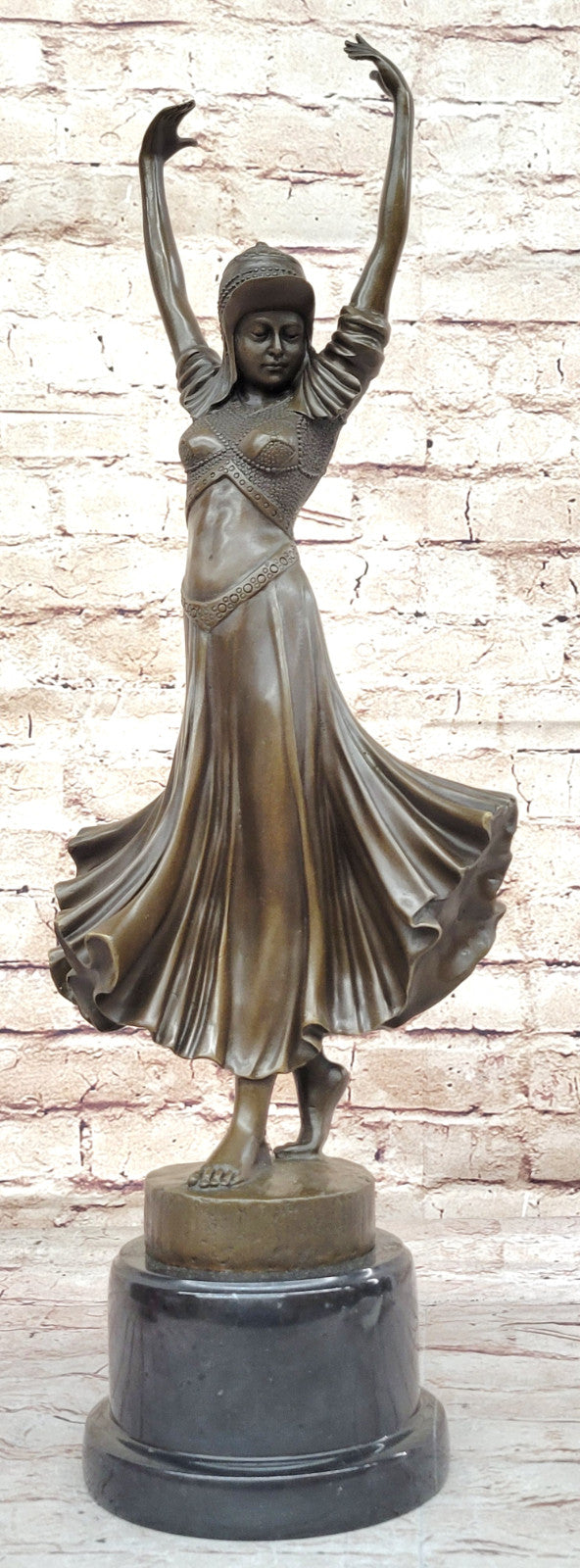 Bronze Dance of Culture: Dimitri Chiparus Sculpted Art Deco Nouveau
