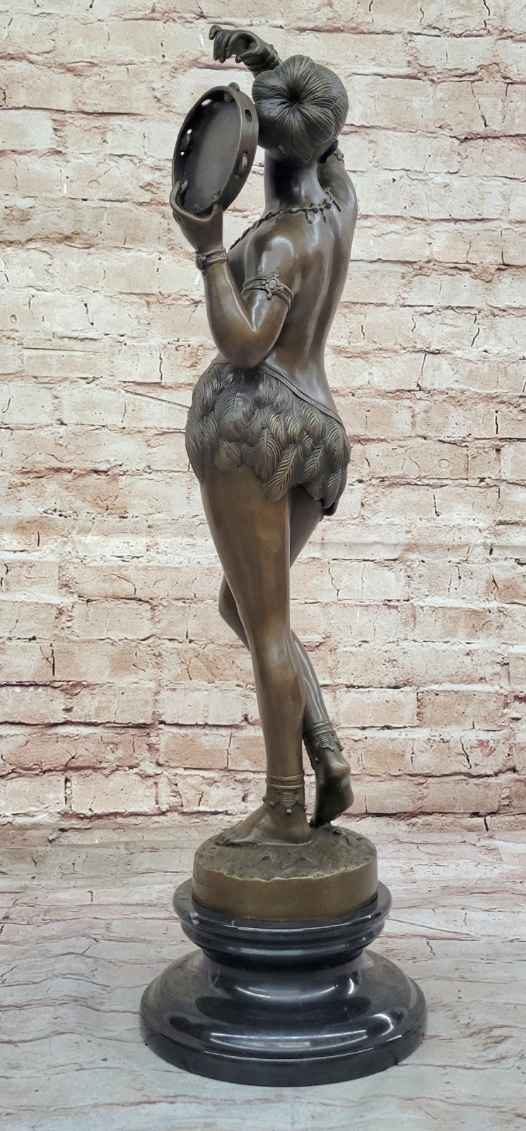 Home Office Showcase: Bouay`s Nude Dancer Bronze Sculpture - Museum Quality