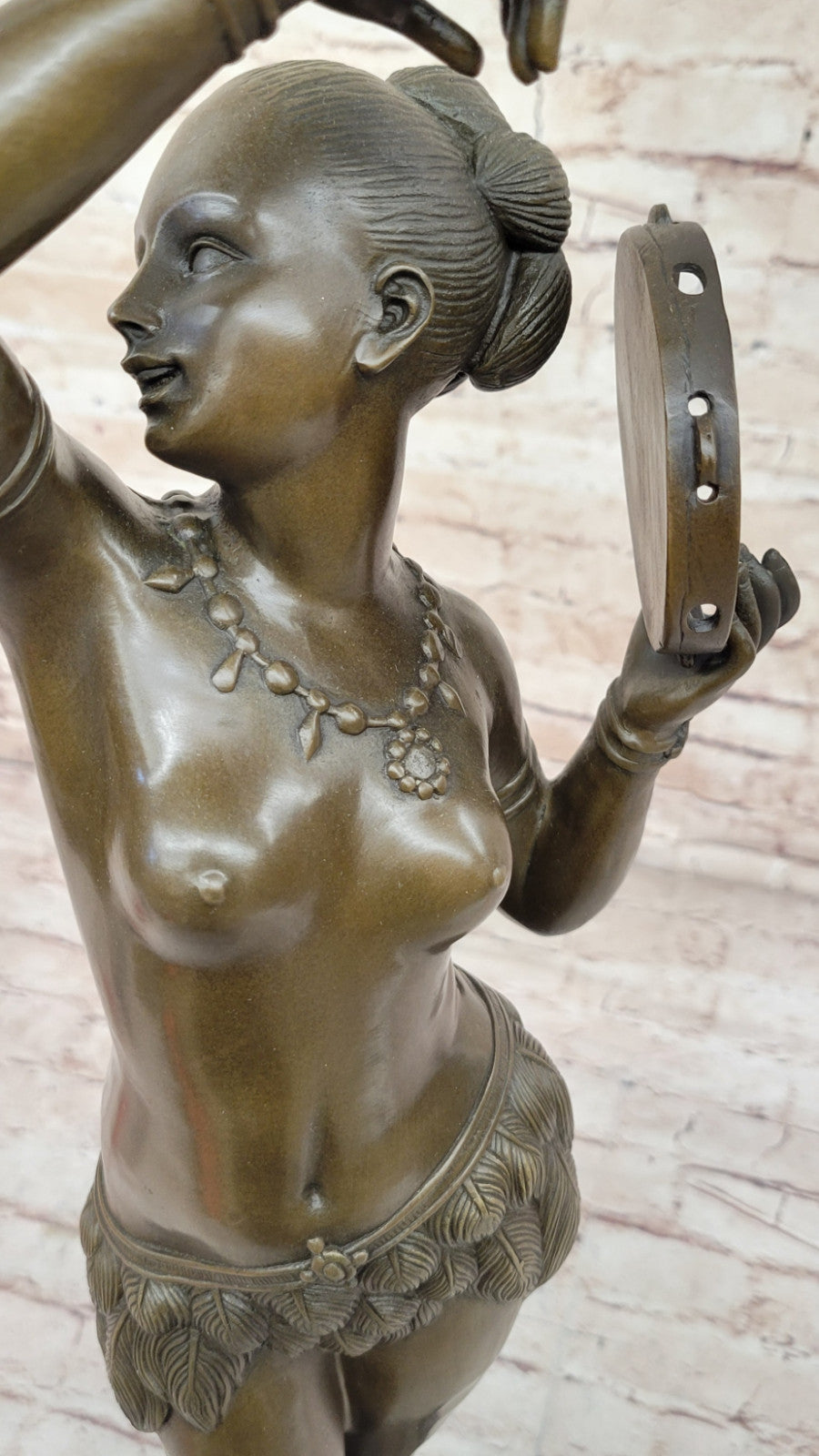 Home Office Showcase: Bouay`s Nude Dancer Bronze Sculpture - Museum Quality