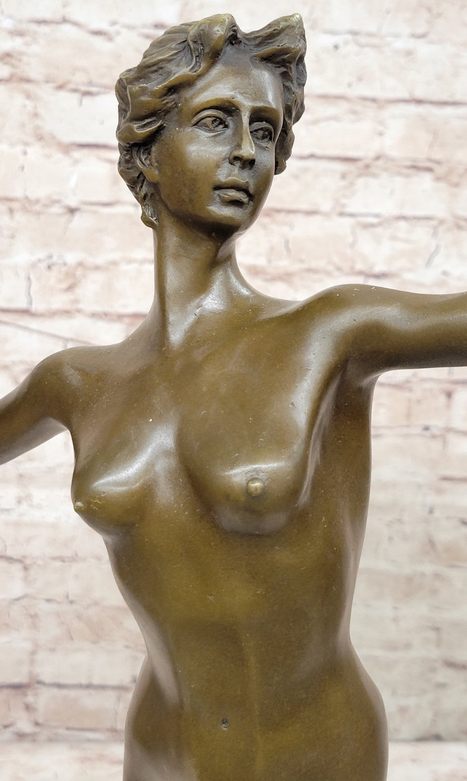 Jean Patoue's Diana Nemorensis Bronze Sculpture Classic Nude Artwork