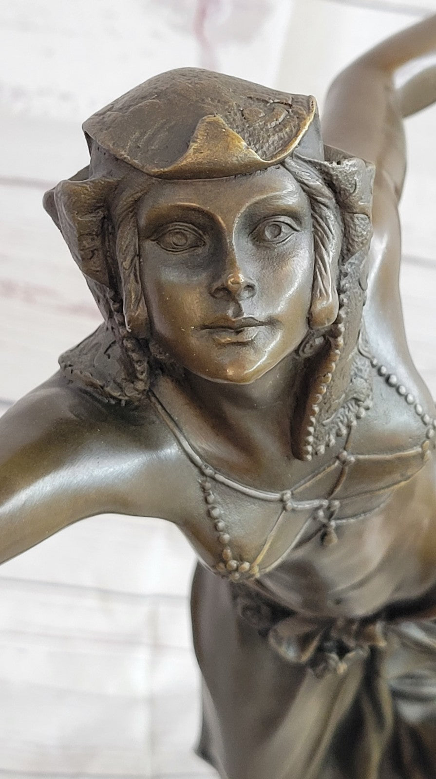 Bronze Sculpture Gypsy Nude Dancer European Made by Lost Wax Method Statue