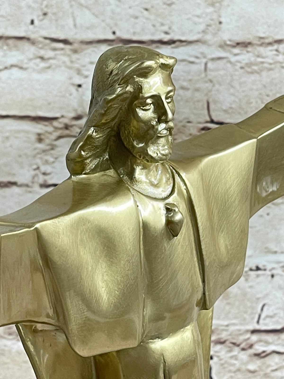 Jesus Opens His Hands Bronze Statue Hot Cast Handcrafted Figurine