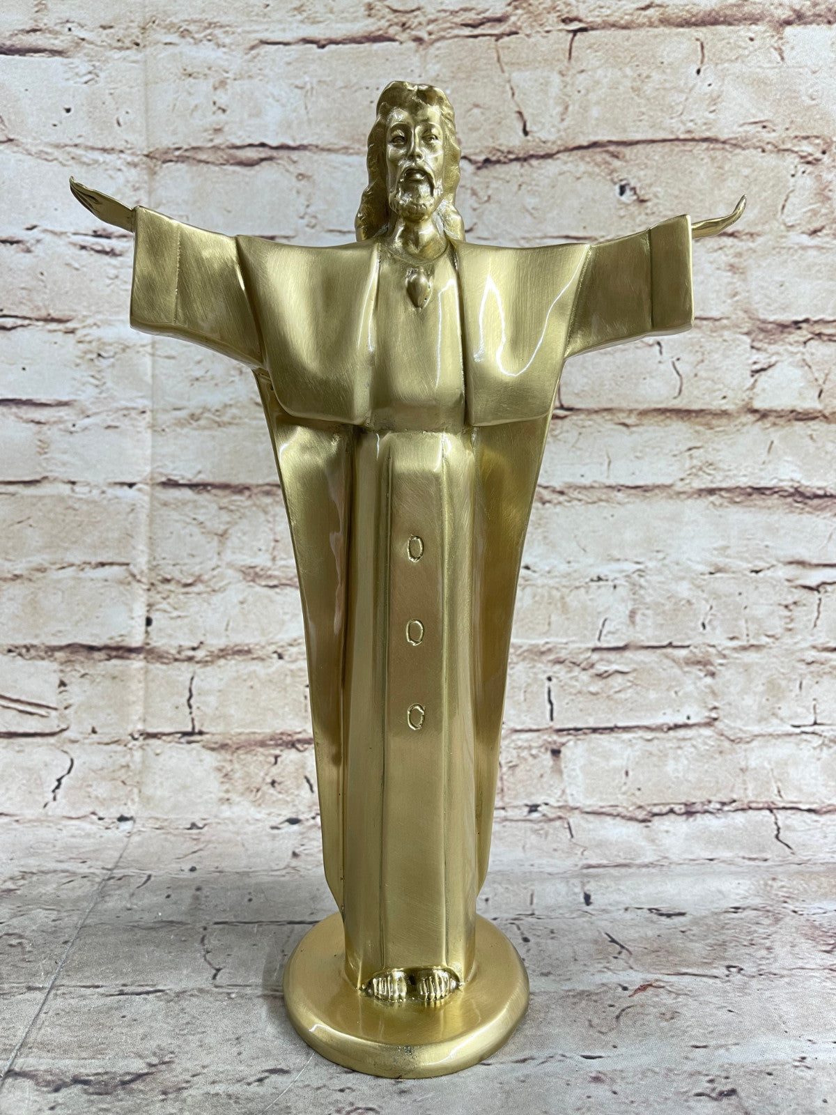 Jesus Opens His Hands Bronze Statue Hot Cast Handcrafted Figurine