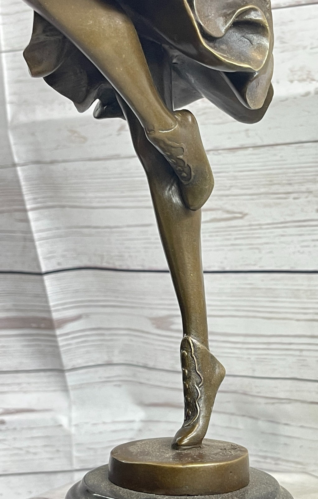 Sensational Oriental Dancer Bronze Sculpture | Claire Colinet Artwork, Musician Lady Figurine