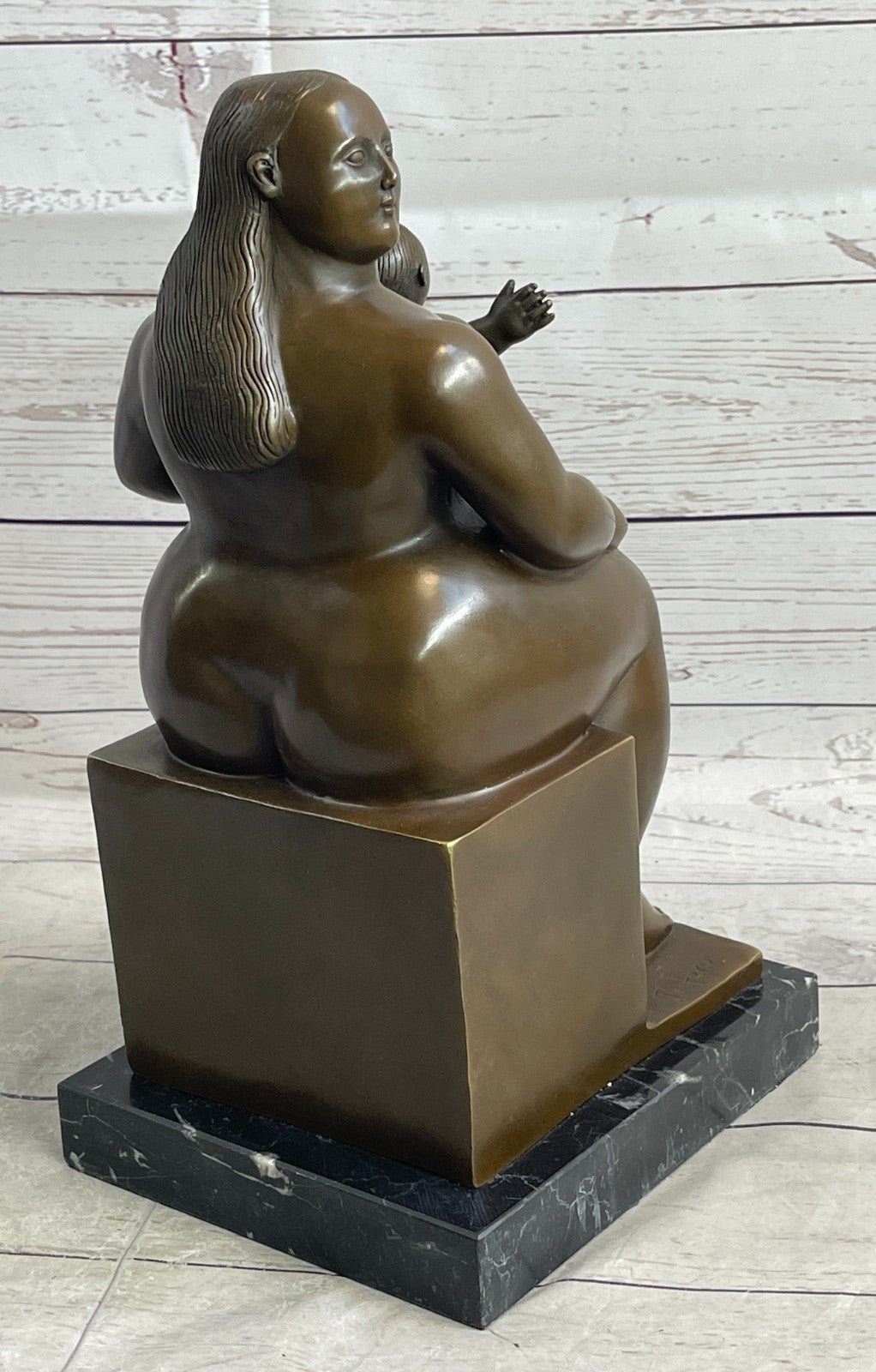 FERNANDO BOTERO "Mother and Child" ART BRONZE SCULPTURE SIGNED, Collector Sale
