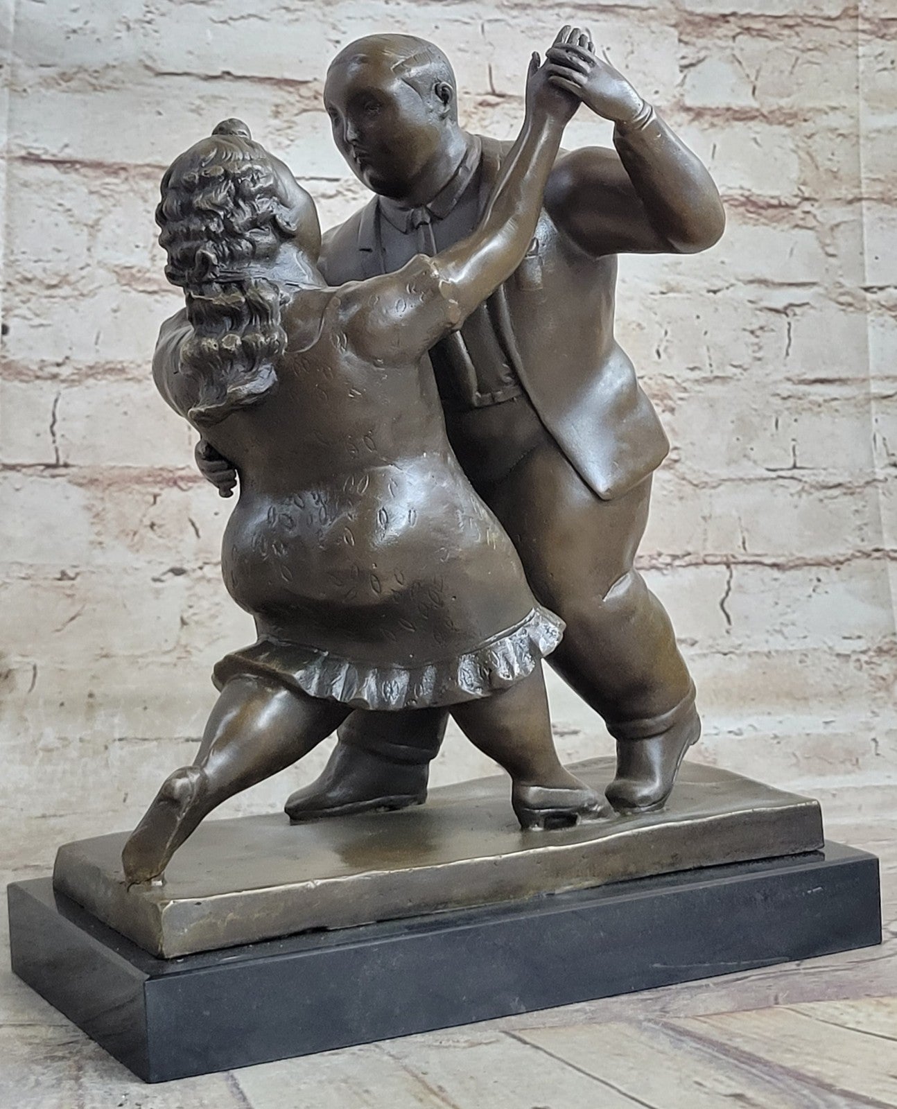 Contemporary Bronze Figures `Botero` Sculpture Figurine Statue Reproduction Deal