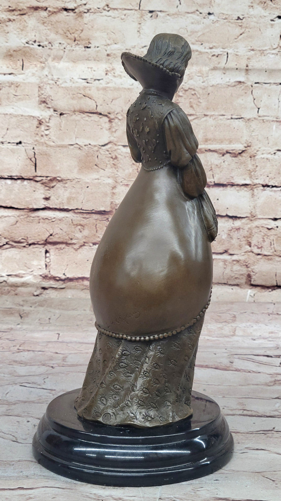 Joan of Arc Art Deco Bronze Marble Sculpture, Chiparus Catholic Statue