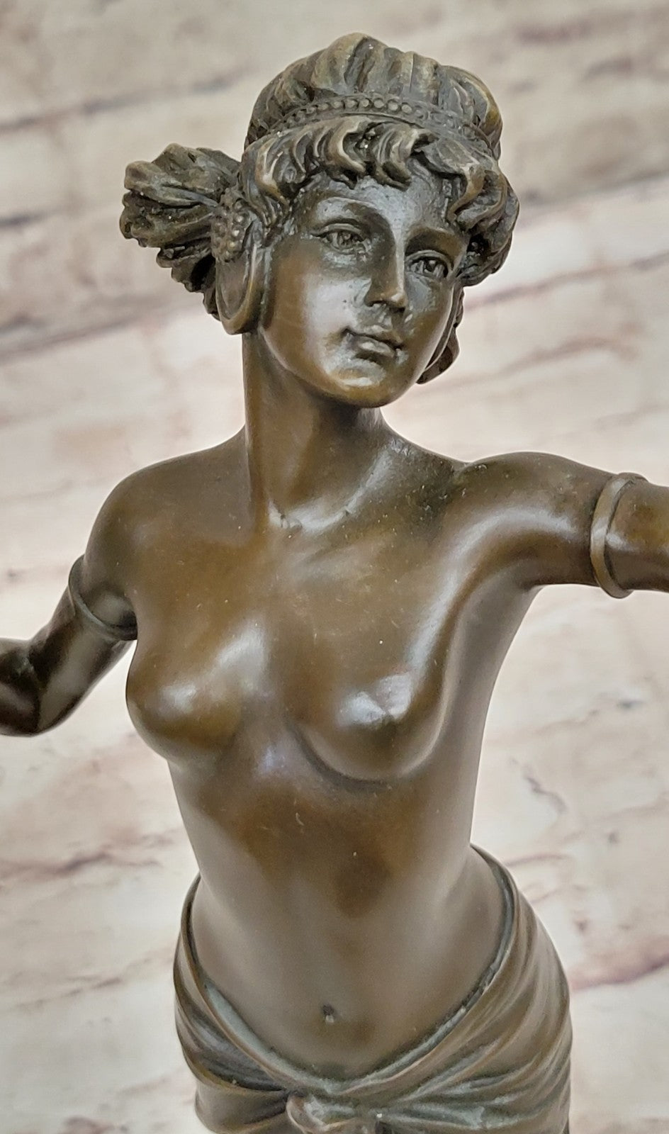 PREISS. Bronze Classical Figure Handcrafted Detiled Sculpture Home Office Nude