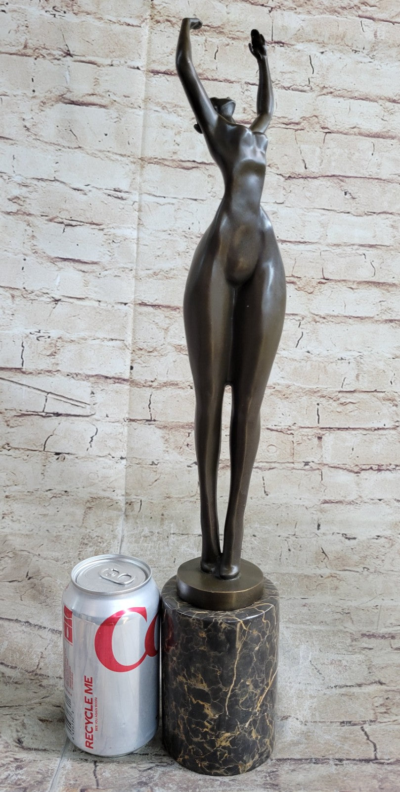 Large Abstract Original Modern Art Abstract Nude Artwork  Ballerina Bronze Statue
