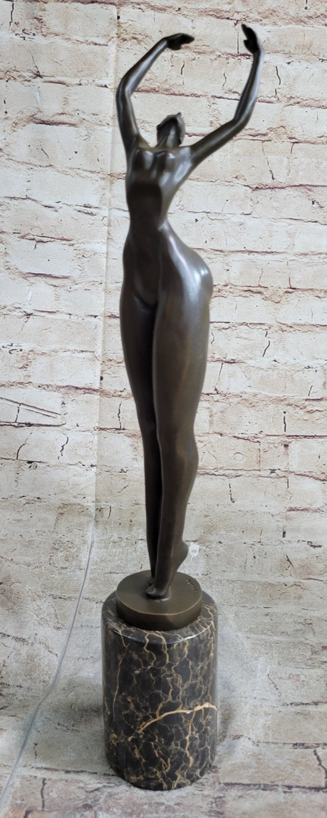 Large Abstract Original Modern Art Abstract Nude Artwork  Ballerina Bronze Statue