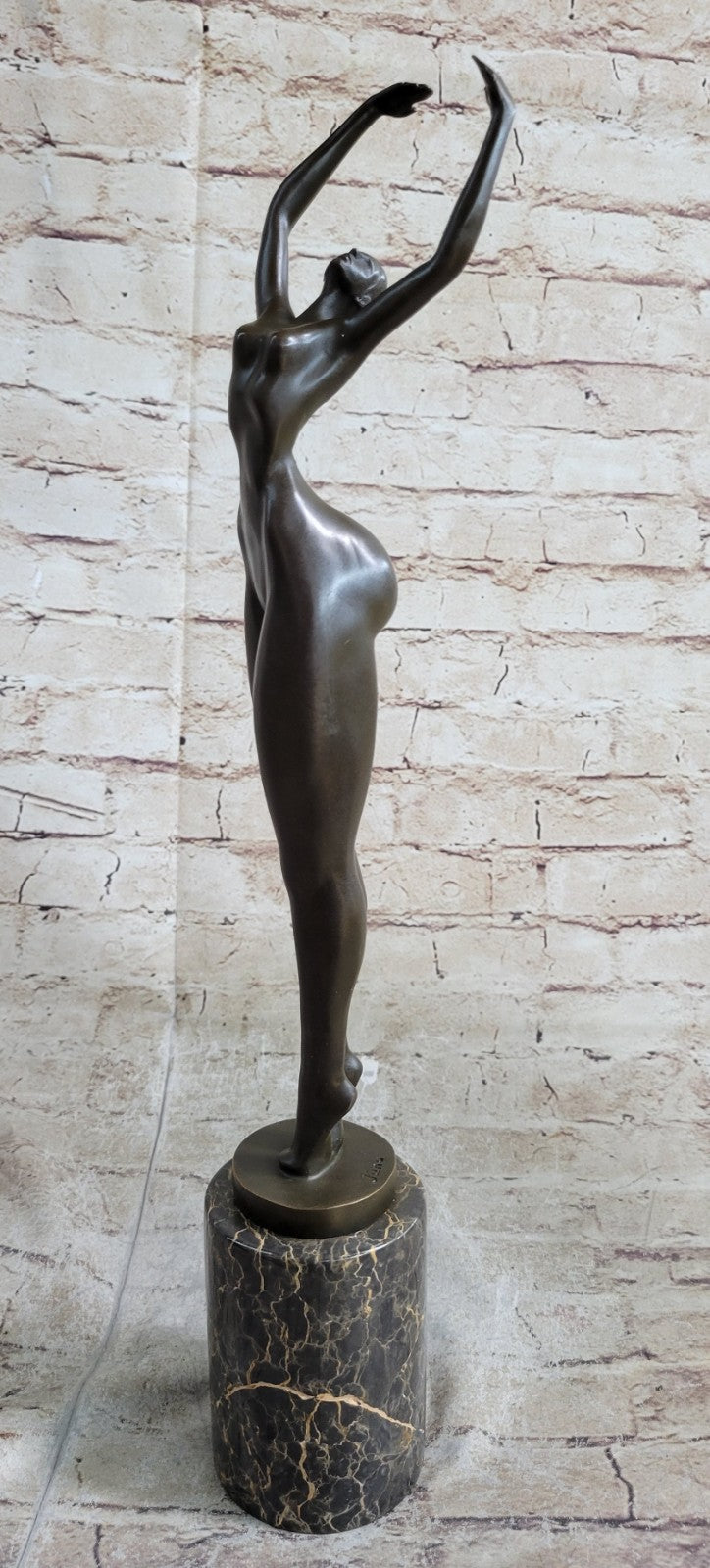 Large Abstract Original Modern Art Abstract Nude Artwork  Ballerina Bronze Statue