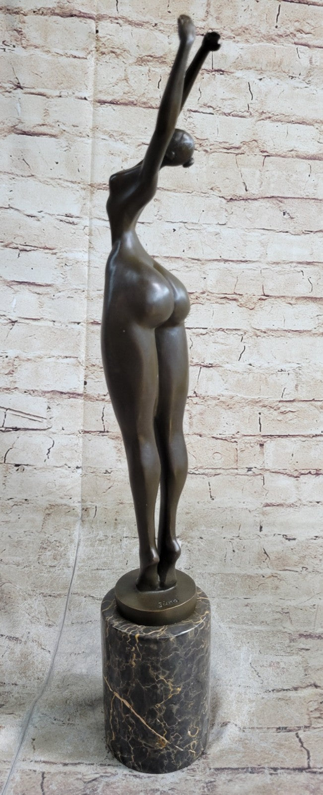 Large Abstract Original Modern Art Abstract Nude Artwork  Ballerina Bronze Statue